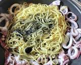 剣先イカのイカスミ大葉 焼きそば作り方6写真