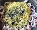 剣先イカのイカスミ大葉 焼きそば作り方6写真