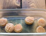 つるむらさき、貝柱の中華スープ作り方1写真