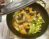 鮭のオイスターカレー炒め作り方5写真