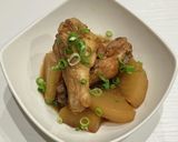胡麻油香る、手羽元と大根のさっぱり煮作り方7写真