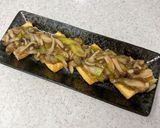 絹揚げ焼きに♪きのこの中華あんかけ作り方9写真