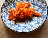 にんじんの皮のラペ風作り方1写真