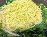ほうれん草の和風スパゲティ作り方6写真