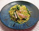 ほうれん草の和風スパゲティ作り方7写真