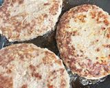 照り焼きハンバーグ。かさ増しえのき入り。作り方3写真