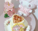 桃のケーキฅˆ‎﻿⌯•ﻌ•⌯ˆฅ♡作り方28写真