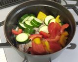 豆とチキンのトマト煮込み作り方4写真
