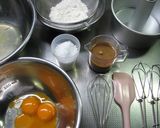 コーヒーシフォンケーキ＊しっとりすぎ～作り方1写真