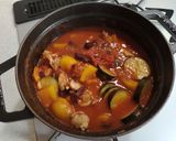 豆とチキンのトマト煮込み作り方7写真