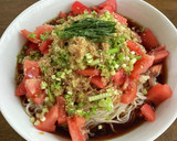 ツナとトマトのぶっかけそうめん作り方3写真