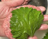子供が好き和風大葉おろし餡掛けハンバーグ作り方5写真
