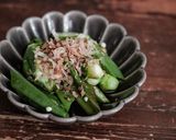 レンジで簡単!オクラのポン酢お浸し作り方3写真