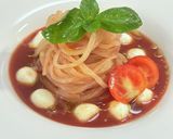 盛岡冷麺アレンジ(^^♪　イタリアン冷麺作り方4写真