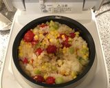 コーンとプチトマトのバター炊き込みご飯作り方5写真