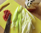 ランチに♪梅ねぎのクリームチーズ☆ワイン作り方1写真