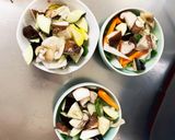 肉無豆腐簡単レモン味噌すき焼き味野菜炒め作り方12写真