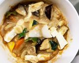 肉無豆腐簡単レモン味噌すき焼き味野菜炒め作り方17写真
