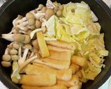 【簡単副菜】人参白菜しめじあげの煮物作り方4写真