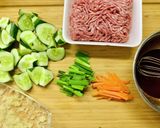 食欲増進！きゅうりとひき肉の中華風炒め作り方1写真