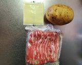 じゃがいもとチーズの豚バラ巻き　味噌味作り方1写真