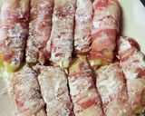 じゃがいもとチーズの豚バラ巻き　味噌味作り方4写真