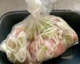 鶏肩肉のネギ塩蒸し作り方2写真