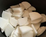大根とひき肉炒め作り方1写真