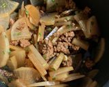 大根とひき肉炒め作り方8写真