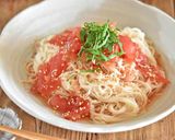 トマトと大葉のイタリアン風そうめん作り方5写真