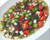もずくと夏野菜のさっぱり和え作り方4写真