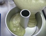 抹茶シフォンケーキ＊小豆入り作り方12写真
