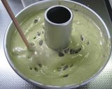 抹茶シフォンケーキ＊小豆入り作り方13写真