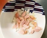 お一人様☆野菜たっぷりレモンウインナー丼作り方2写真