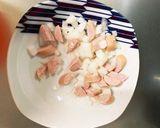 お一人様☆野菜たっぷりレモンウインナー丼作り方3写真