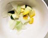 お一人様☆野菜たっぷりレモンウインナー丼作り方7写真