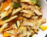 お一人様☆野菜たっぷりレモンウインナー丼作り方19写真