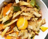 お一人様☆野菜たっぷりレモンウインナー丼作り方20写真
