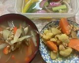 野菜の皮の味噌味コンソメスープ作り方1写真