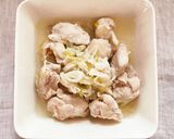 鶏肩肉のネギ塩蒸し作り方6写真