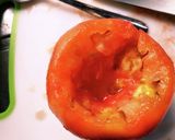 とびっことクリームチーズのトマト詰め作り方2写真