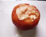 とびっことクリームチーズのトマト詰め作り方4写真