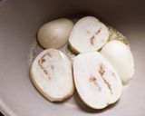 白ナスのソテー〜クリームを添えて〜作り方3写真