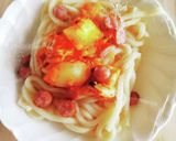 5分で♪キムチうどん☆キムチ炒め風作り方1写真
