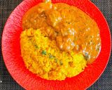 バターチキンカレーとターメリックライス③作り方4写真