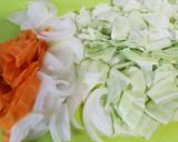 焼きそば風♪旨味たっぷり野菜のソース炒め作り方1写真