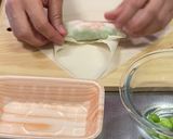 かにかまと枝豆の春巻き弁当作り方5写真
