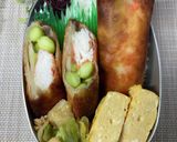 かにかまと枝豆の春巻き弁当作り方7写真