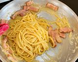 鮎薫るカルボナーラ作り方9写真