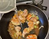 祝！200　枝豆と鶏肉の炒煮（毛頭焼鶏）作り方18写真